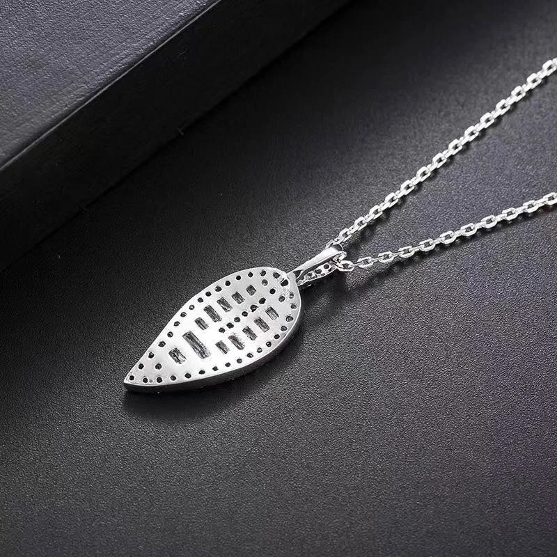 Be 8 Elegant Fashion Geometry AAA Cubic Zircon Leaf Shape Necklace Trendy Geometric Lariat for Women Wedding Gift N084 | Украшения и