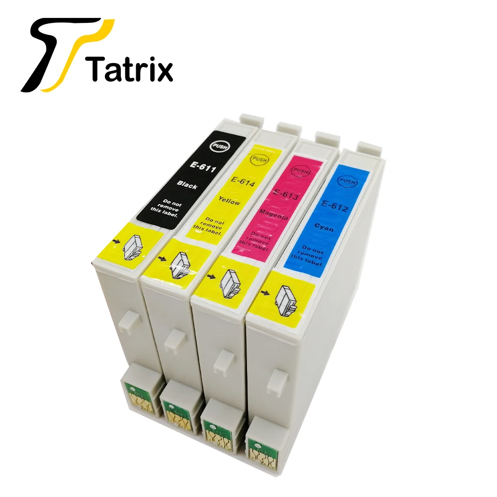 Tatrix совместимый картридж с чернилами T0611 T0612 T0613 T0614 для Epson Stylus D68 D88 + DX3800 DX3850 DX4200