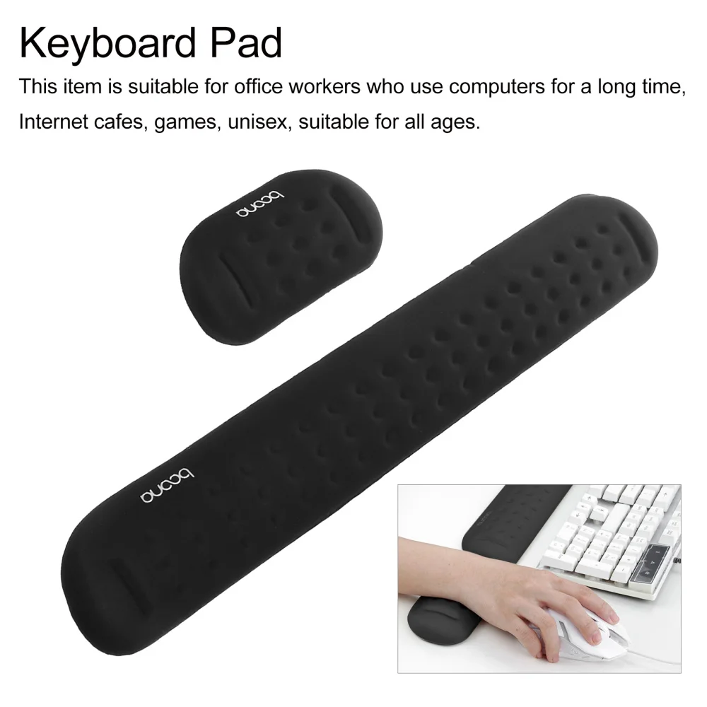 

1 Set/2pcs Keyboard Wrist Rest and Wrist Pad for Computer Wrist Support