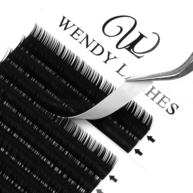 16 рядов ресниц для наращивания C D Curl 0,10 0,12 толщина шелковые ресницы для наращивания мягкие натуральные длинные Индивидуальные ресницы из искусственной норки