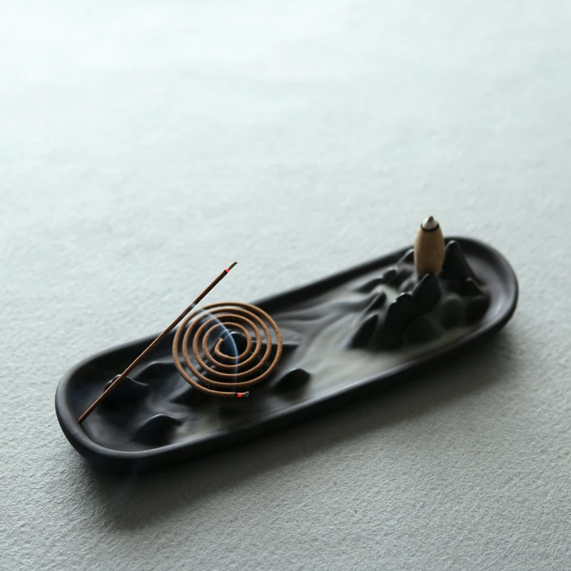 Пластина для благовоний из сандалового дерева креативная маленькая каскадная