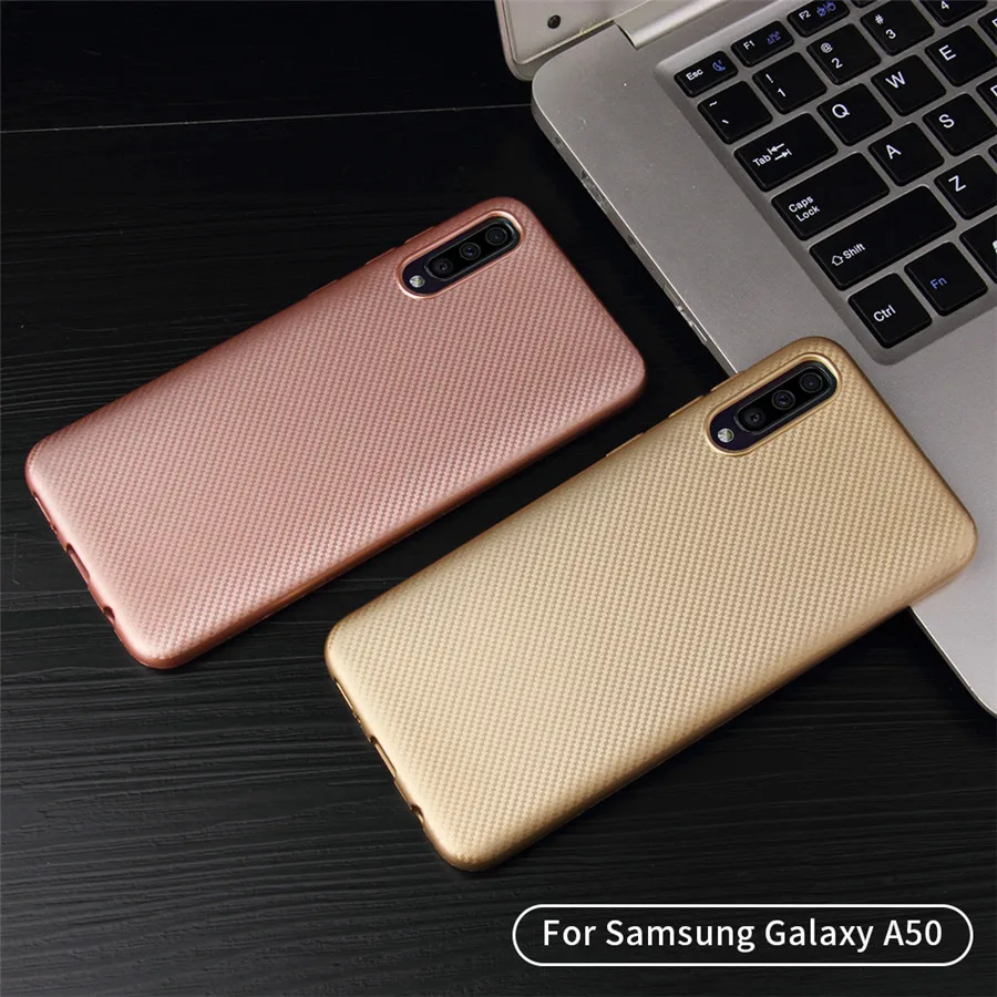 Саржевого углеродного волокна чехол для samsung Galaxy A10 A20 A30 A50 A60 A70 A10S A20S A50S A40S M10 M20 M30 M40