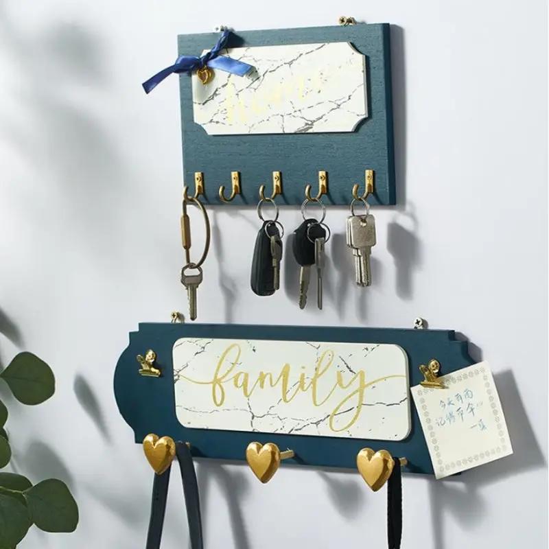 

Key Holder Wall Hooks Hangers Wall Hooks Decorative Coat Hook Home Decore Minimalist Wood Home Decoration Accessories