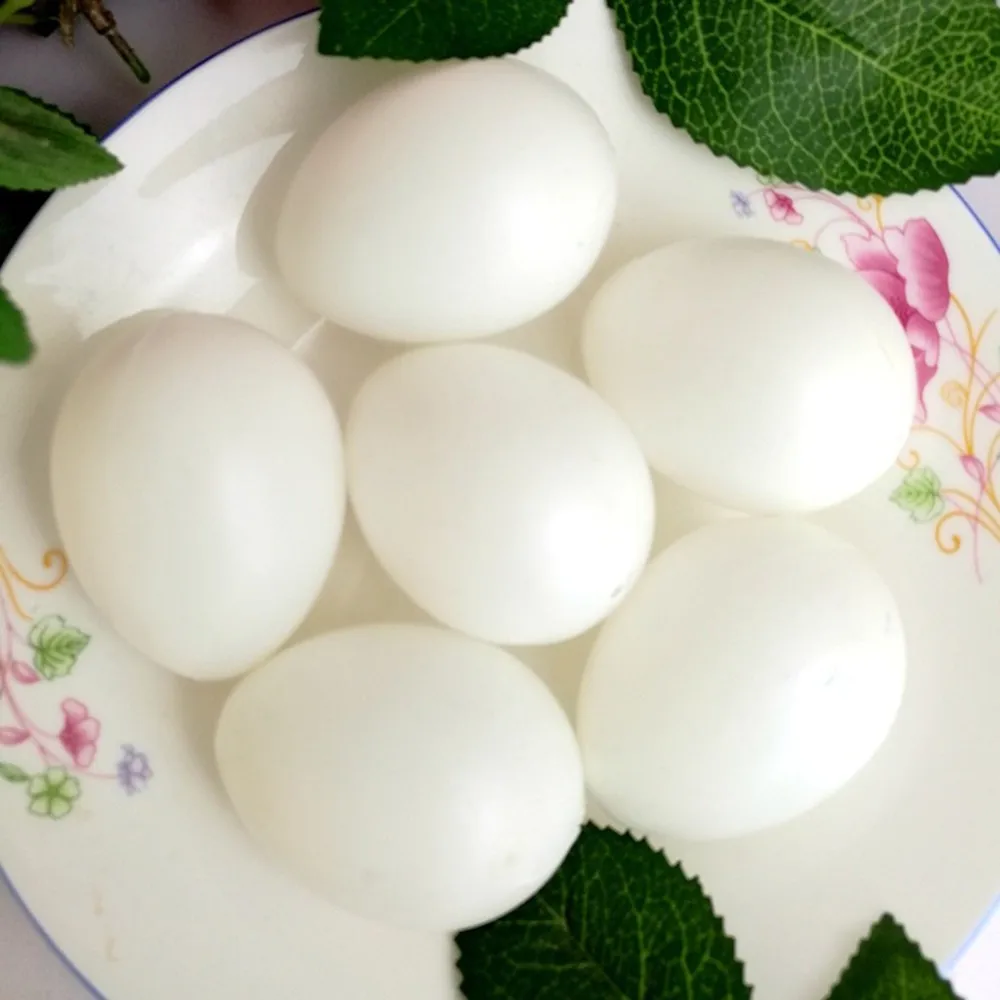 Новинка 10 шт. курица птицы моделирование деревянные искусственные яйца утиные