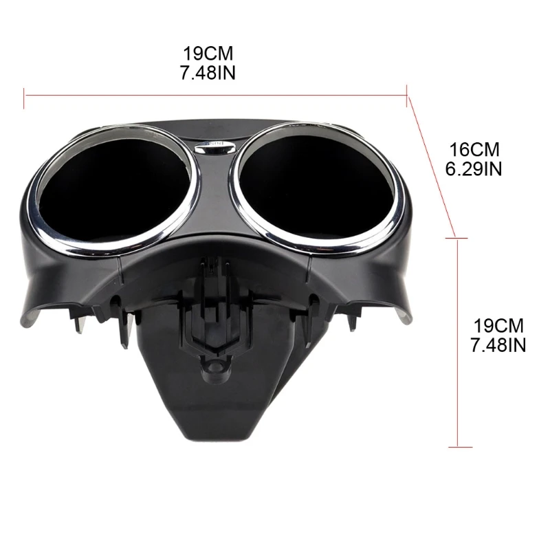 

Car Center Console Cup Holder Durable Drink Storage Rack for mercedes 06-11