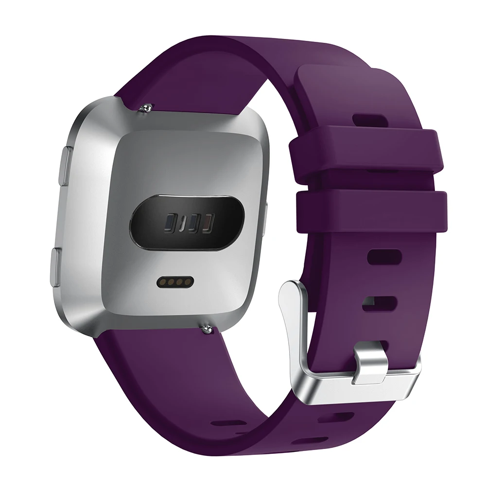 Силиконовые наручные Смарт-часы Браслет для Fitbit Versa ремешок часы Reverse Пряжка Замена для Fitbit Versa Lite ремешок