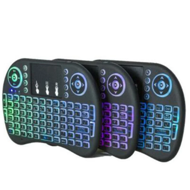 Беспроводная клавиатура 2 4G с сенсорной панелью воздушная мышь Цветной