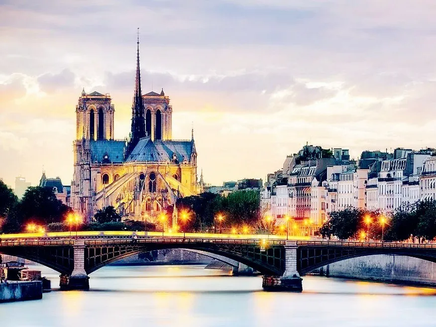 DIY Алмазная картина Нотр Дам де Пари вышивка всемирно известное строение