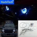 Для Jeep Liberty кДж RGB светодиодный Фар halo глаза ангела комплект Тюнинг автомобилей Аксессуары 2000 2001 2002 2003 2004 2005 2006 2007