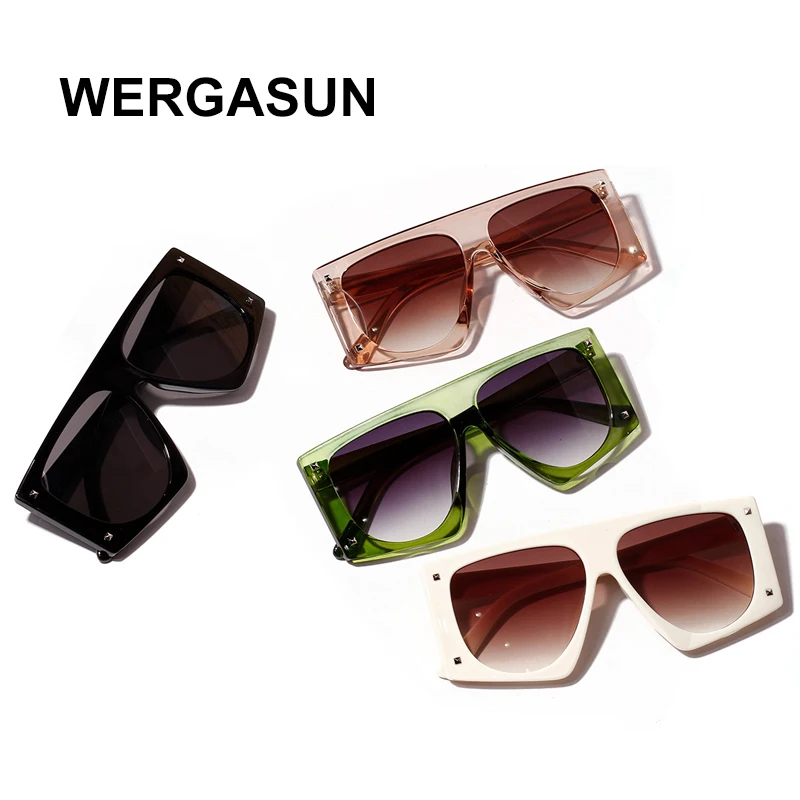 WERGASUN Роскошные Винтажные Солнцезащитные очки женские брендовые дизайнерские