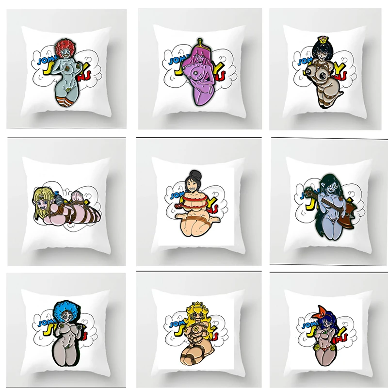 Наволочка для пары квадратная красивая сексапильная 45*45 см | Дом и сад