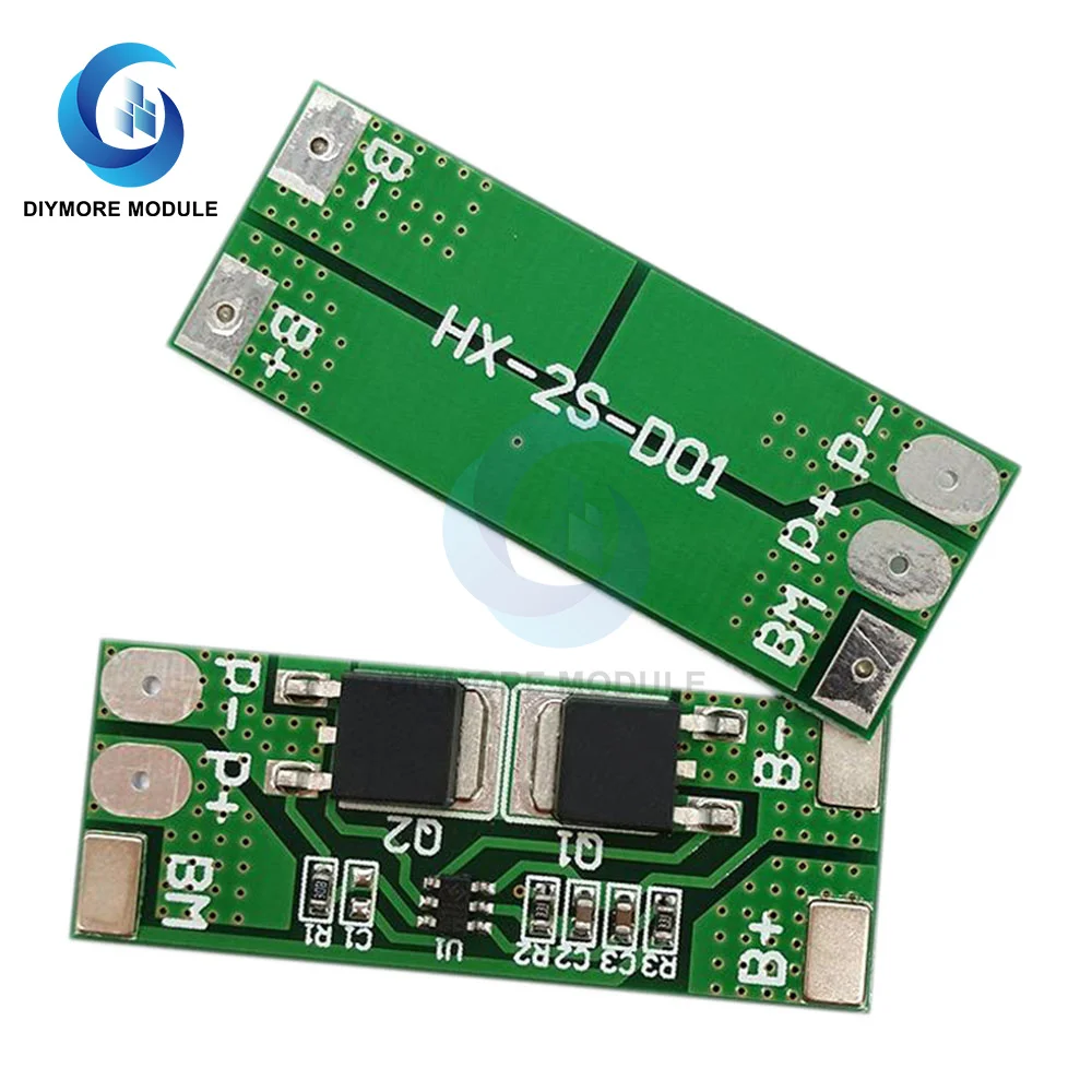 Защитная плата для зарядки аккумуляторов Lifepo4 BMS 2S 10A 6 4 V PCB PCM Power Bank|Интегральные
