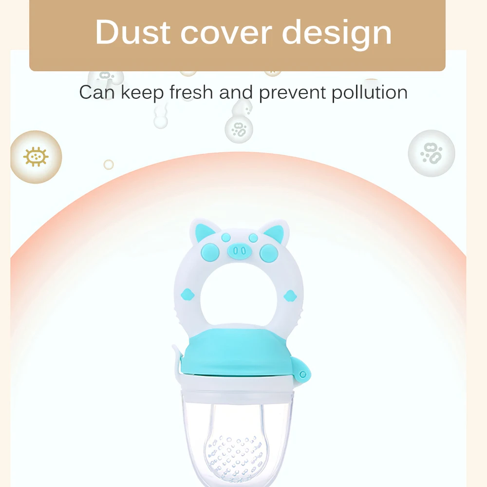 

Baby Fruit Food Bite Feeder Toddler Eat Extractor Pacifier Auxiliary Food Molars Gum Newborn Soonther Pacifiers Cartoon