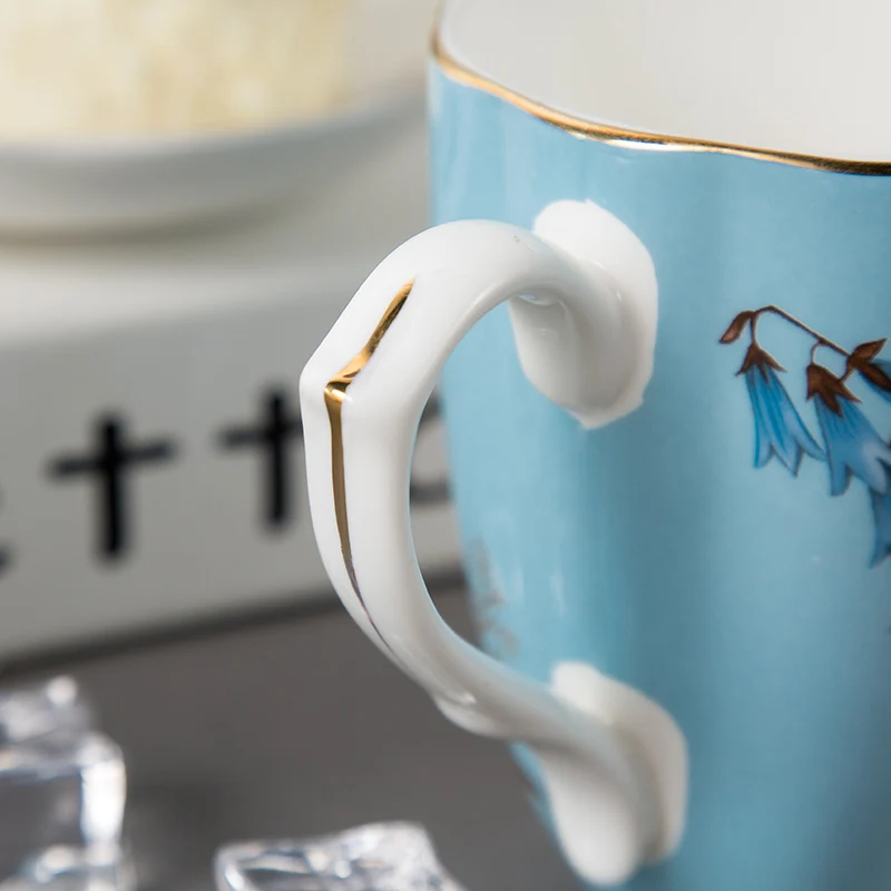 Керамическая кружка для кофе с изображением орхидеи | Дом и сад