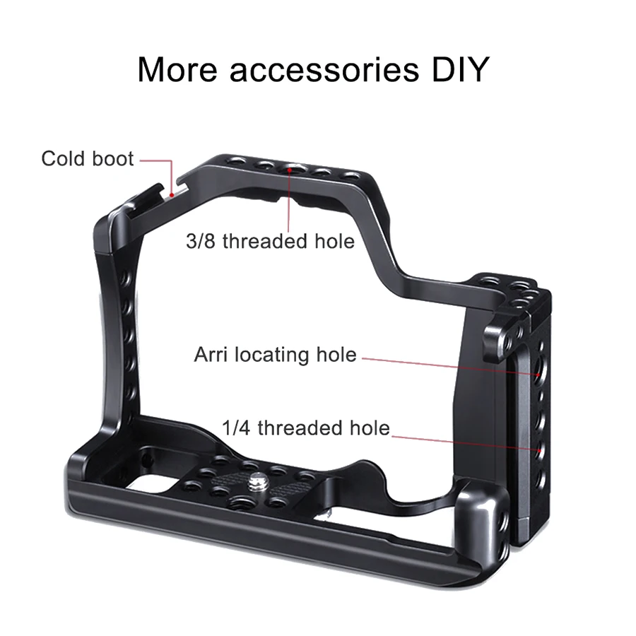 Защитная рама для камеры чехол с отверстиями холодного башмака крепление