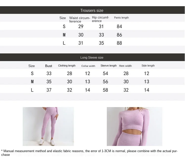 

European and American explosions seamless yoga suits women's autumn and winter new knitted hip stretch fitness three-piece set