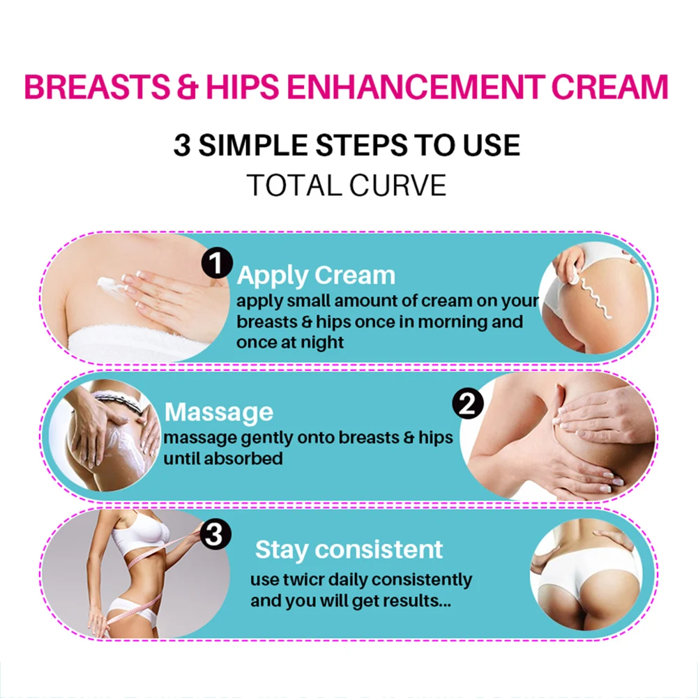 

Boobs Breast Cream Enlarge the buttocks Breast enlargement Fast Growth Chest Care Lift Cream Enlarger Breast Bust push up breast