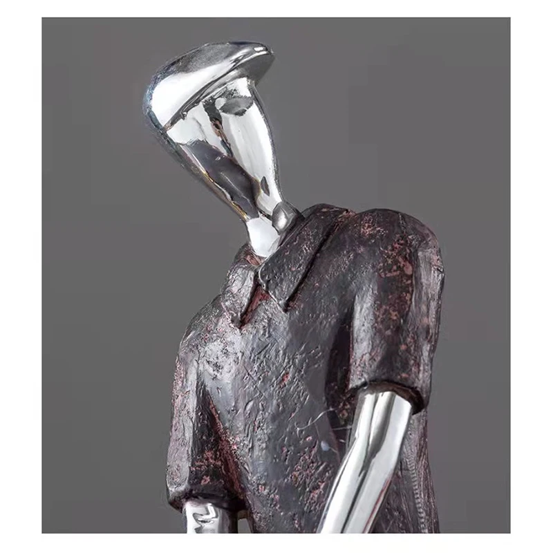 Полимерная художественная статуя Декор спортивный герой игры в гольф