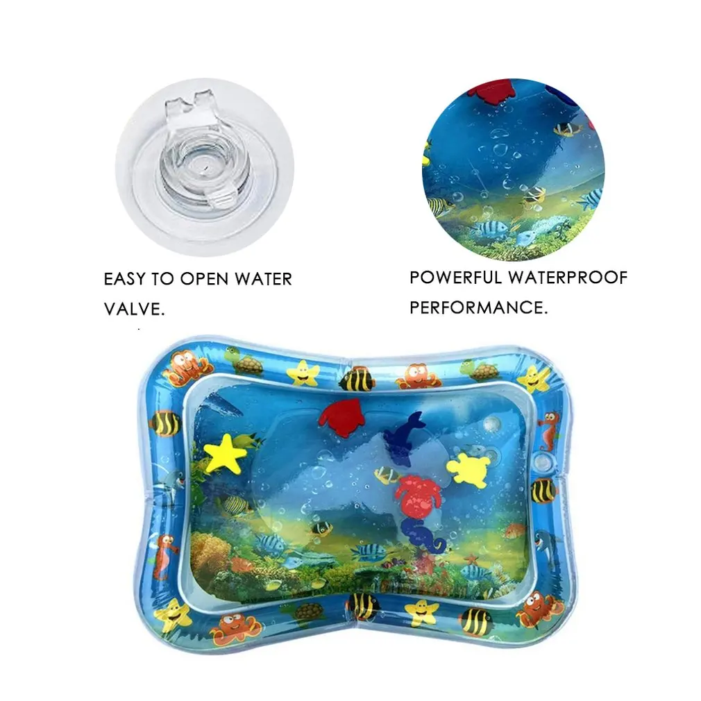 

PVC pad inflatable children's round water outdoor lawn pool mat Kids Toy