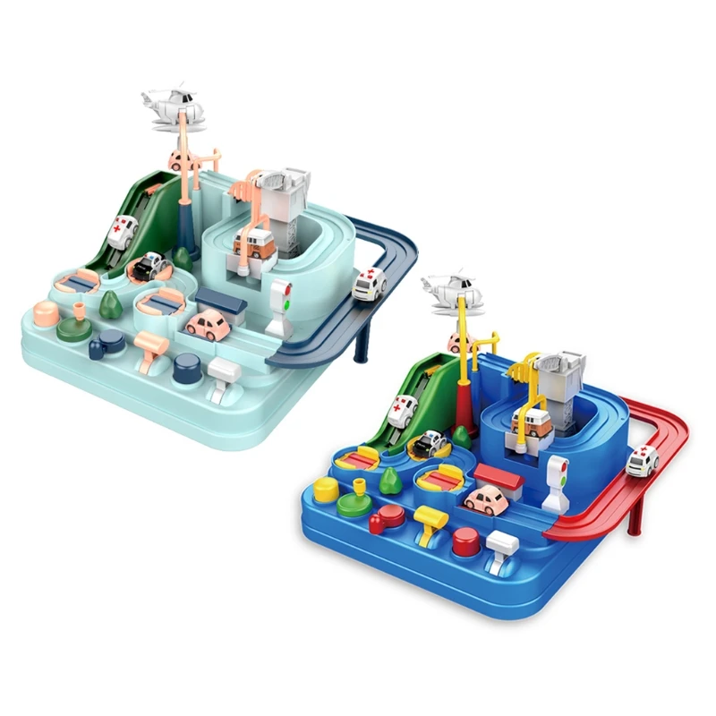 

B2RE Children's Simulated Transportation Real Scene Educational Toy with Adventure Set Portable Educational Toys