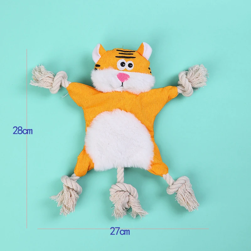 Забавная мягкая плюшевая веревка игрушка для домашних животных милая пищалка со