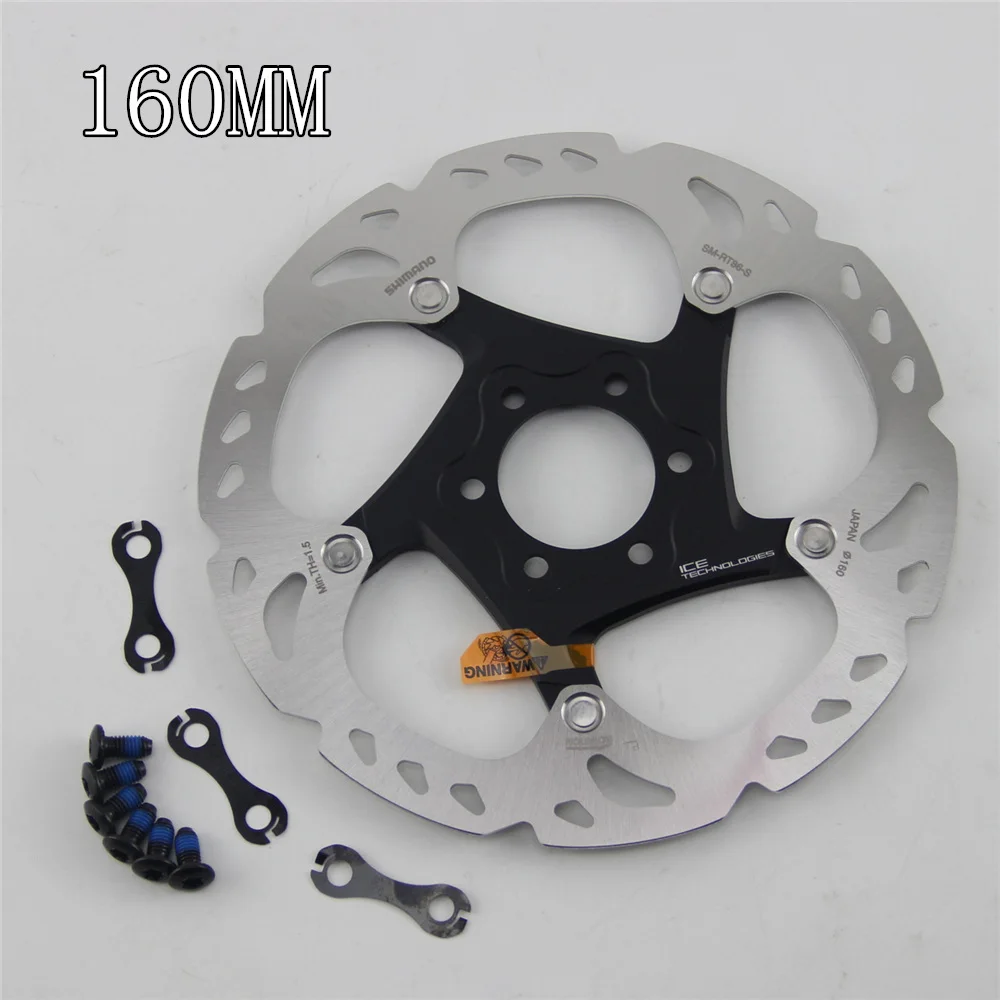 RT86 160MM XT SM RT86 RT76 технология ice Point тормозной диск 6 Болт M8000 горный велосипед диск RT86 160 мм 180 мм MTB велосипед - Цвет: RT86 160MM