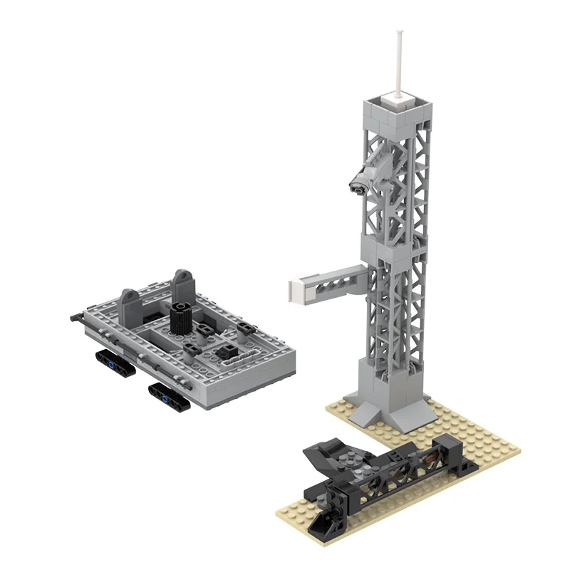 

modular Launch Pad&Crawler Building Blocks Mini Space Shuttle Creator Rocket spaceship Model Bricks children's Toys