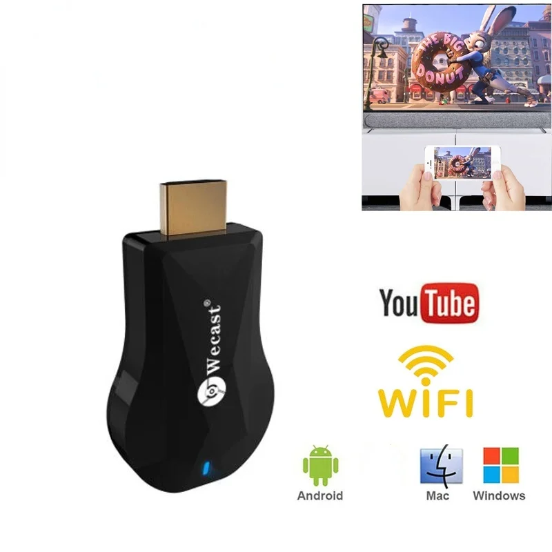 

MX19 HD Wecast 1080P TV Stick WIFI Display Dongle Receiver Wireless Miracast HDMI-compatible For Android Suport DLNA Airplay