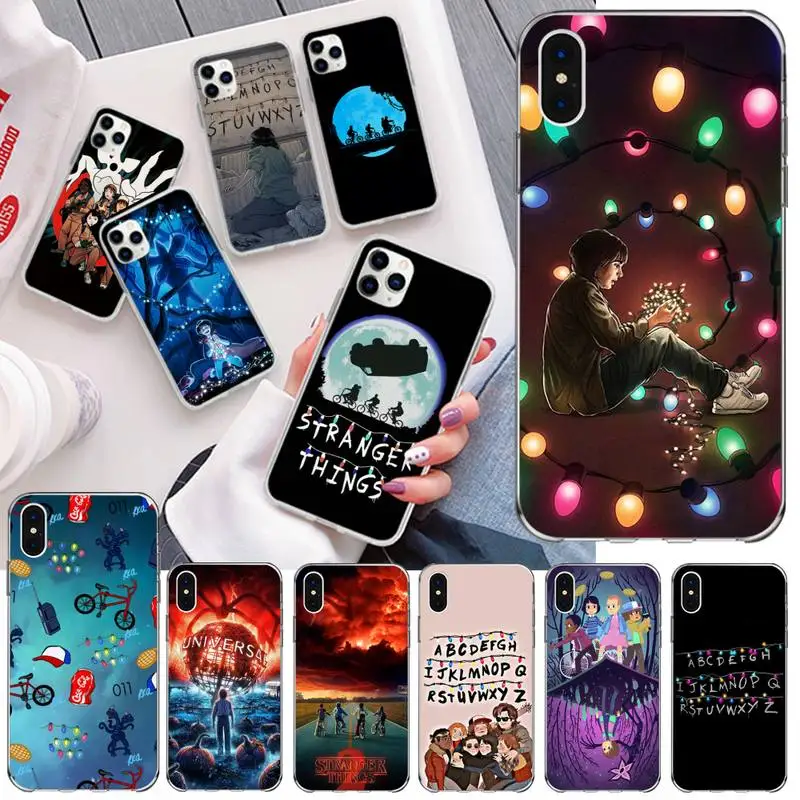 

CUTEWANAN Stranger Things Season 3 Black Soft Shell Phone Case Capa for iPhone 11 pro XS MAX 8 7 6 6S Plus X 5S SE 2020 XR cover