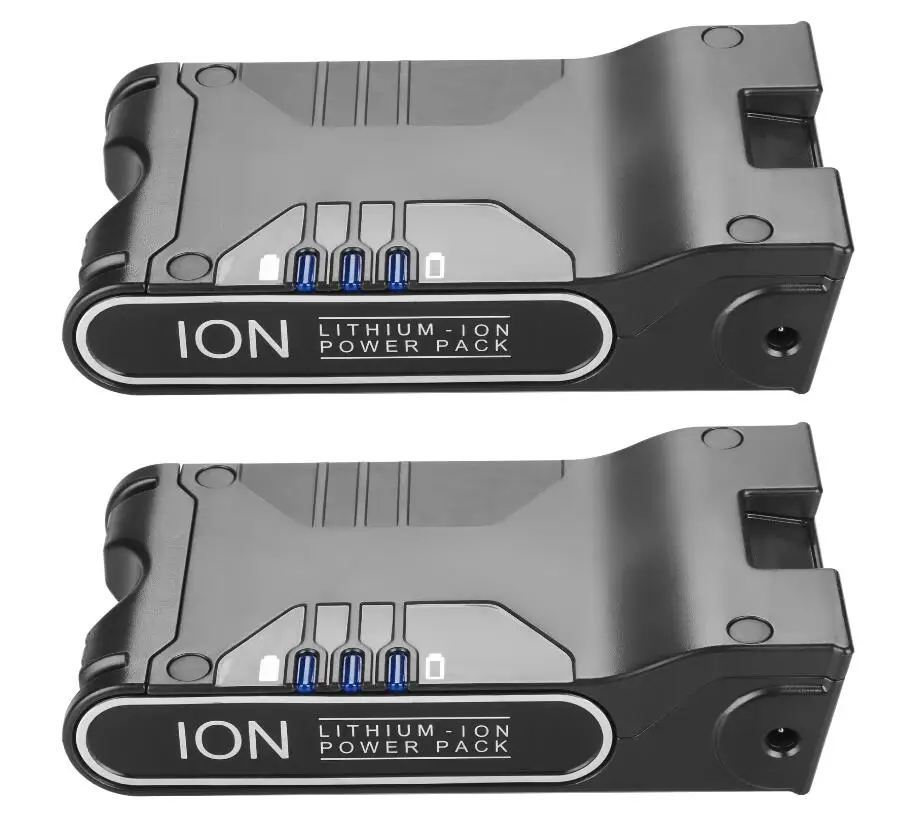 2 Pcs Battery XBAT200 литий-ионная аккумуляторная батарея для акул беспроводные Пылесосы черный - Цвет: 2 Pcs Battery