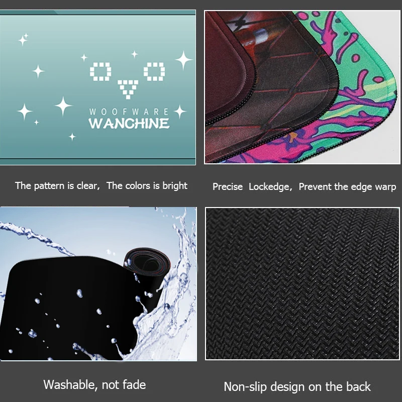 

Dog Ears Desk Gaming Mousepad Computer Large Keyboard Cute Mouse Pad Gamer Carpet Rubber Cartoon Anime Otaku Office Laptop Mat