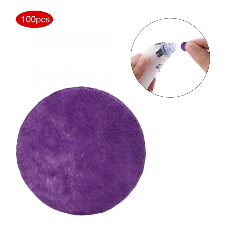 100 шт Круглый светофильтр колодки одноразовые аксессуары для удаления черных