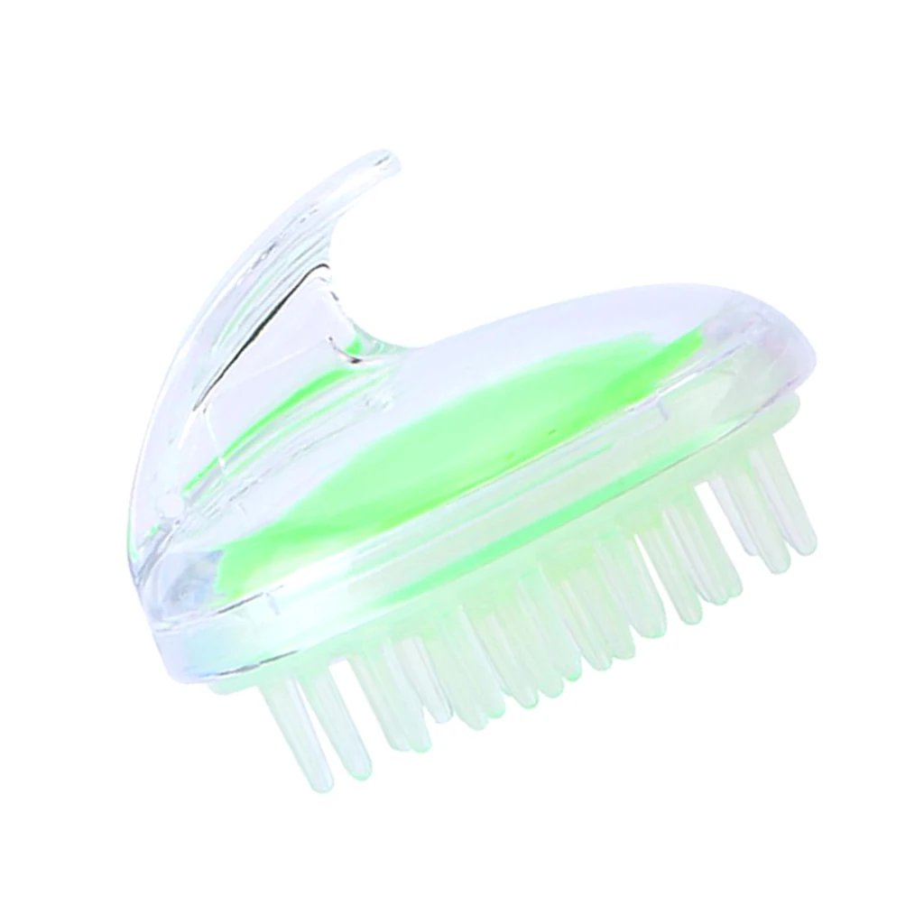 1x волос массажер для головы щетка мытья ковра перхоти Массажная расческа