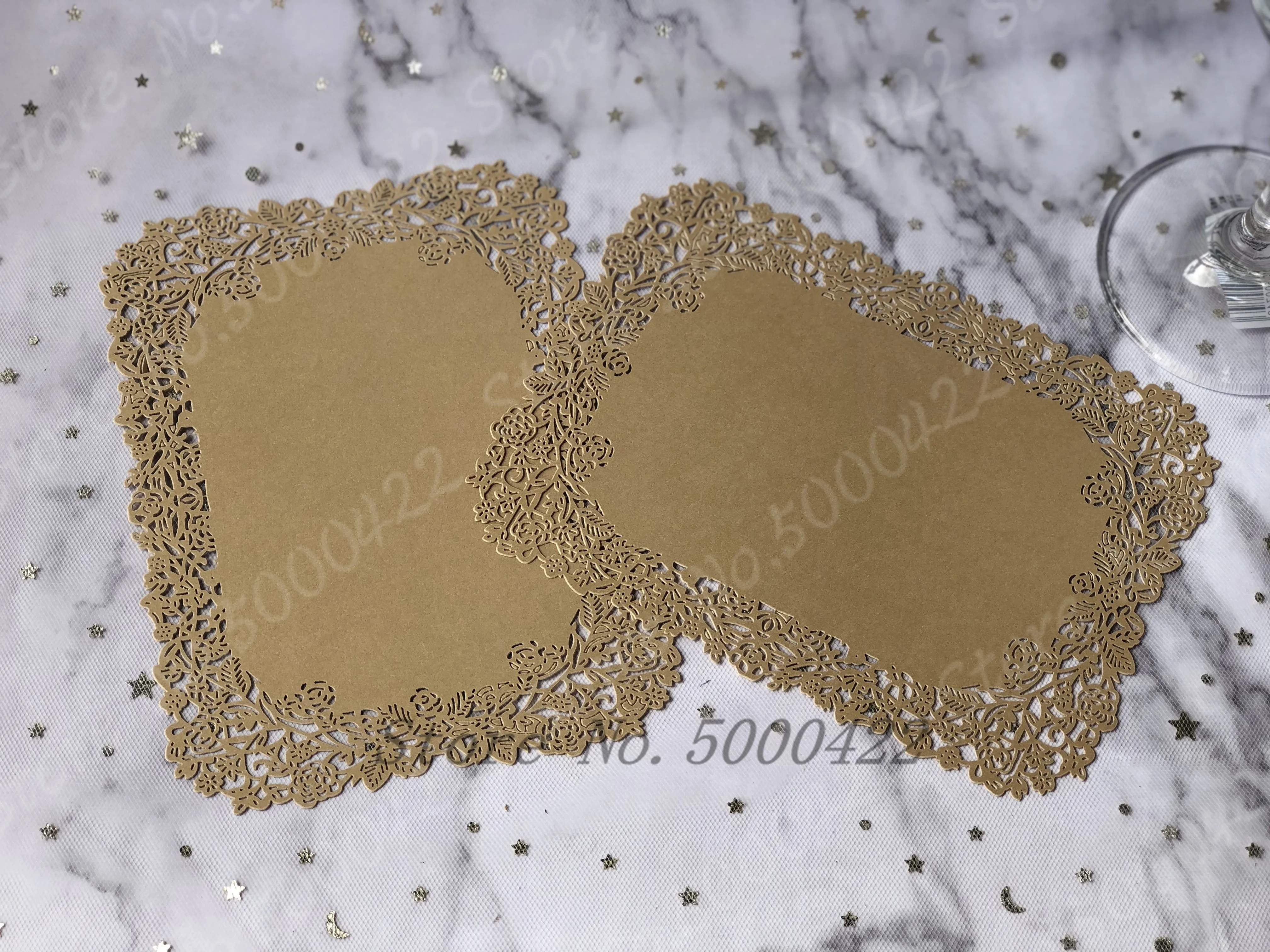 50 шт. свадебные пригласительные открытки с розами | Дом и сад