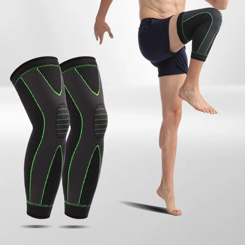 

Наколенник эластичный унисекс, противоскользящий, удлинение, давление, спортивный, для бега, баскетбола, тяжелой атлетики