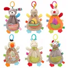 Детское успокаивающее полотенце, мягкое одеяло для новорожденных, успокаивающее полотенце с мультяшными животными, кукла, плюшевая Успокаивающая игрушка, полотенце