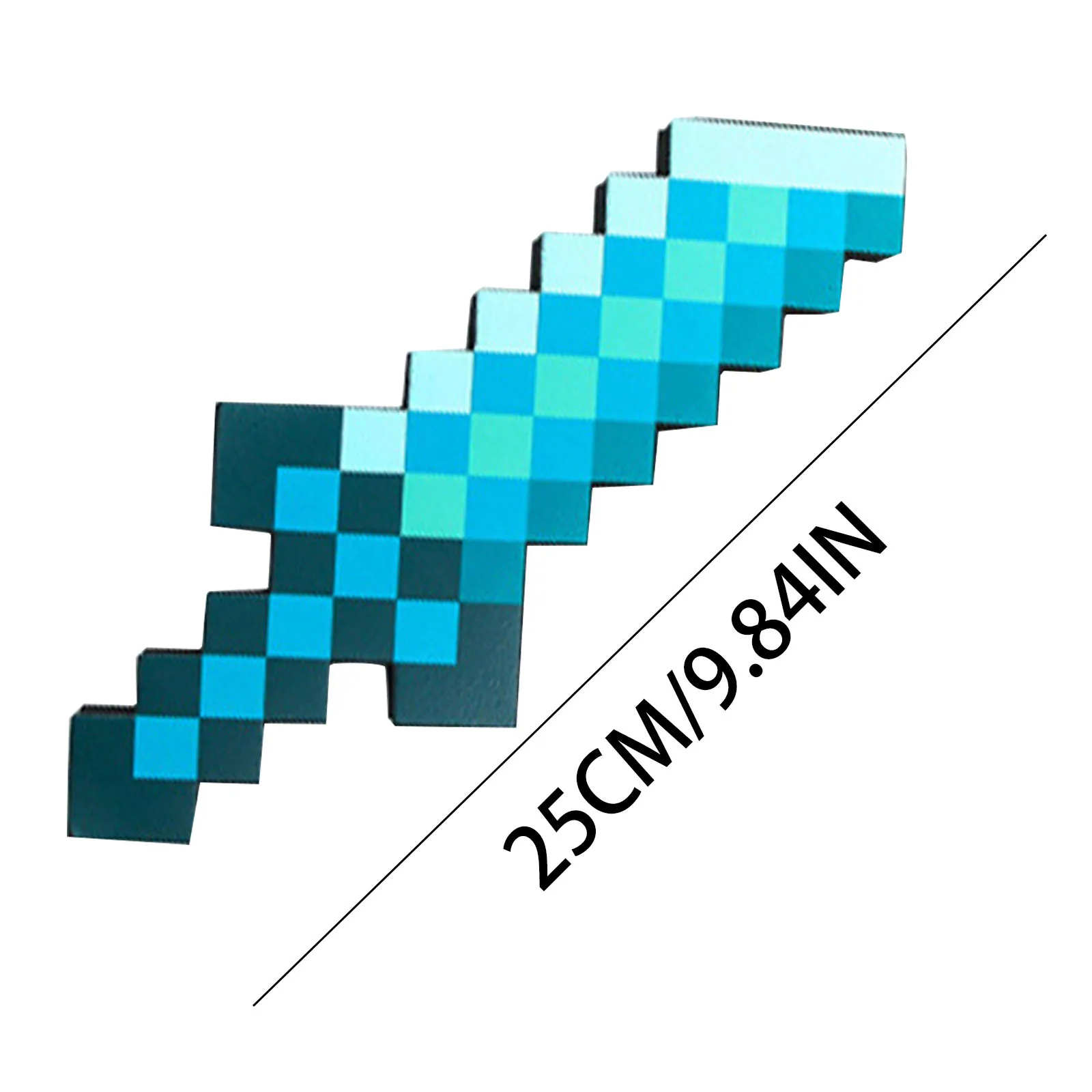 Популярный дизайн синий Алмазный меч мягкая игрушка из вспененного