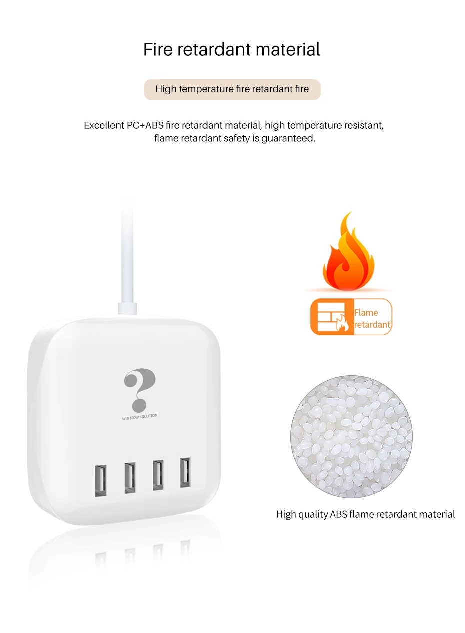 Новое умное 4 usb-порта универсальное телефонное зарядное устройство быстрый адаптер для зарядки настенное настольное зарядное устройство для Xiaomi huawei samsung s10 ipad