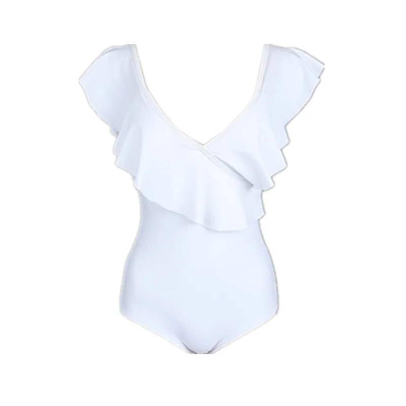 

Swimsuit sexy new solid color women's one piece swimsuit m ~ XL