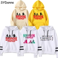 kpop stranger things 3 hoodies sweatshirts cosplay eleven hooded sweater kawaii girls hopper hip hop hoodie sweatshirt men women
