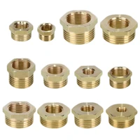 brass reducer pipe fittings 18 14 38 12 34 1 male x female threaded pipe fittings reducing bush adapter connector