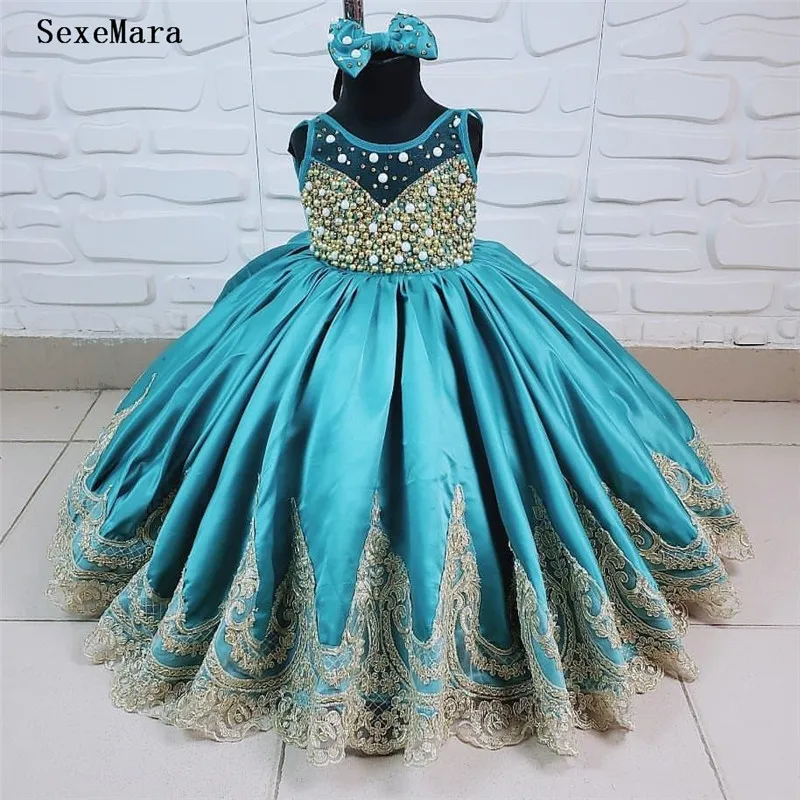 Настоящая фотография индивидуальная Одежда для девочек детское пышное платье