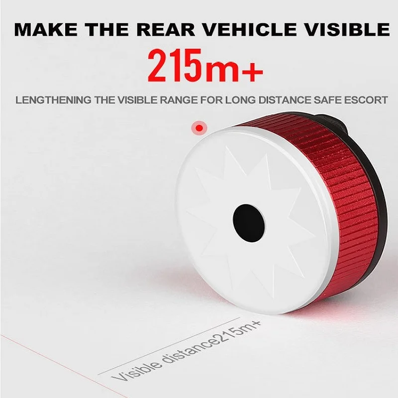 

USB Rechargeable Bicycle Taillight Waterproof LED Bike Rear Light Safety Warning Bike Bicycle Light Lamp