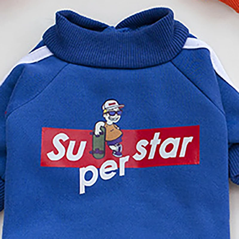 

2021 new no Hoodies dogs clothes Sweatshirt Sweatshirts for small dogs cat cats Winter french bulldog pug Pet costume Dress cute