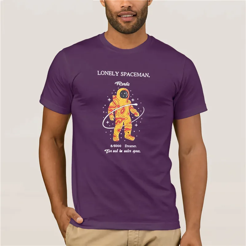 

Fashion T Shirt 100% Cotton Solo Spaceman Basque Tee Men Casual Swag T Shirt Male