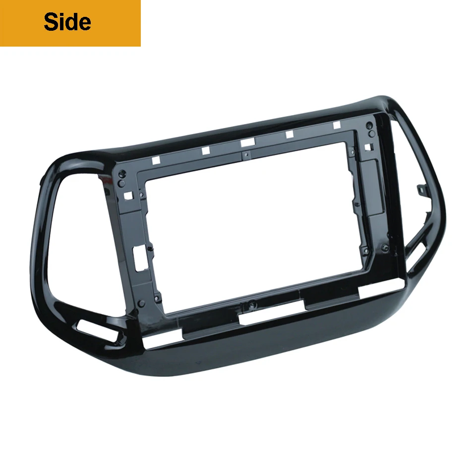 2/1DIN Car CD DVD Frame Audio Fitting Adaptor Dash Trim Facia Panel 10.1inch For JEEP COMPASS 2017 18 19 Double Din Radio Player |