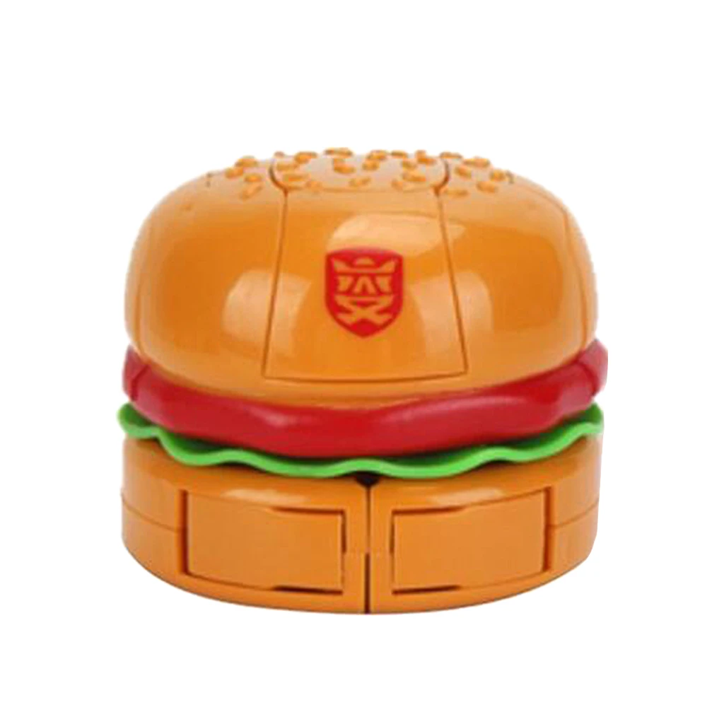 

Hamburger Figures Transformers Model Action Novel Figure Boy Play Toy Robot Gift Transformable Creative Gift