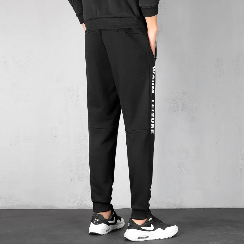 Liketkit мужские Новые повседневные брюки 2019 хлопковые плотные тренировочные