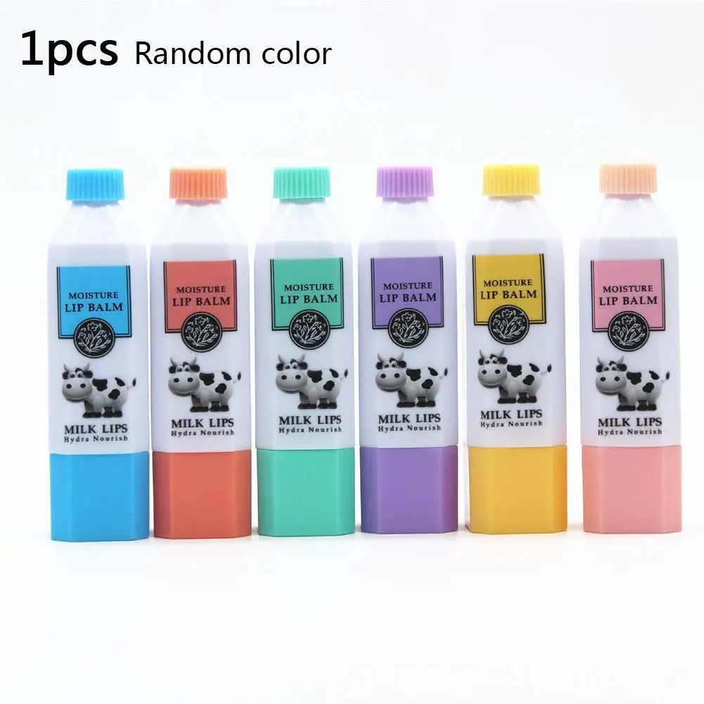 

Milk Moisturizing Lip Balm Color Moisturizing Long-lasting Wrinkle Lip Fade Lipstick Waterproof U1Z7