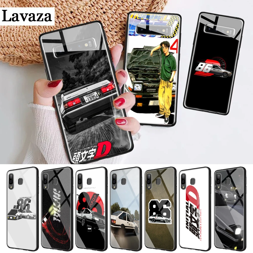 10d AE86 Initial D стекло чехол для Samsung S7 край S8 S9 S10 Plus Note 8 9 10 A10 A20 A30 A40 A50 A60 A70 | Мобильные